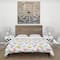 Designart 'Watercolor Butterfly Pattern' Cabin & Lodge Bedding Set - Duvet Cover & Shams